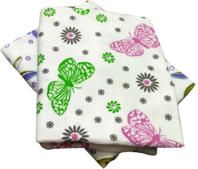 

Cotton Colors Cotton 300 GSM Bath Towel Set(Pack of 2, White)