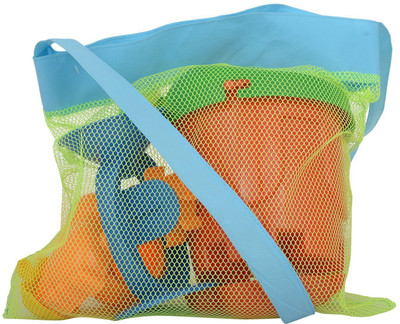 

Hamleys NE Comdaq 10PCS BEACH Bag w/Bucket Bath Toy(Multicolor)