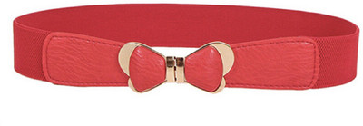 

BLINGG Women Formal Red Artificial Leather Belt