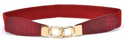 

BLINGG Women Formal Red Artificial Leather Belt