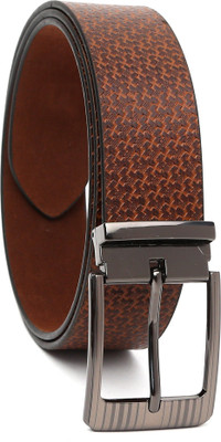 

Regnum Men Formal Brown Genuine Leather Belt