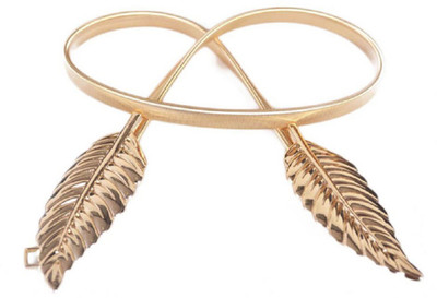 

BLINGG Women Formal Gold Metal Belt