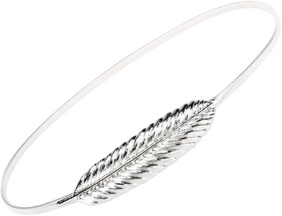 

BLINGG Women Formal Silver Metal Belt