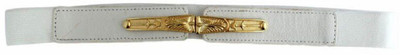 

BLINGG Women Formal White Artificial Leather Belt