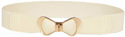 

BLINGG Women Formal White Artificial Leather Belt