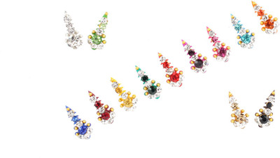 

Instabuyz Designer Forehead Multicolor Bindis(Medium)
