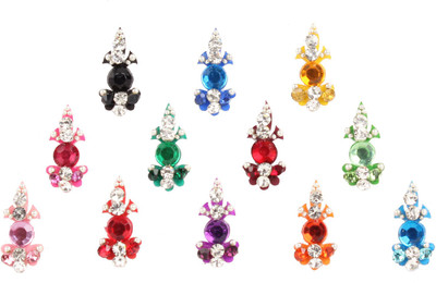 

Instabuyz Daily occasion Forehead Multicolor Bindis(Medium)