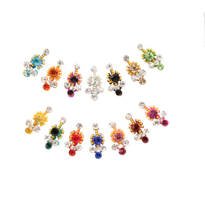 

Instabuyz Fancy bindi Forehead Multicolor Bindis(Short)