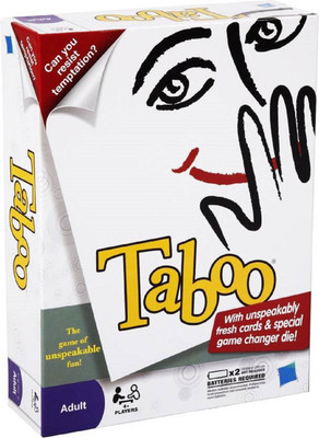 Montez Taboo The Game of Unspeakable Fun with Fresh Cards & Special Game Changer Die Board Game Board Game