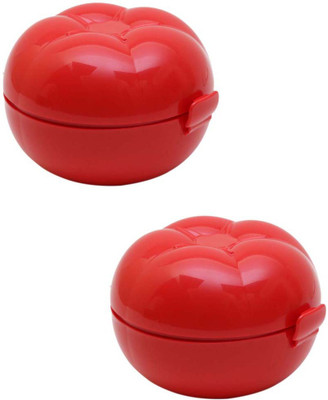 

Tupperware - Tomato storage keeper keeps always fresh and taste Polypropylene Bowl(Red, Pack of 2)