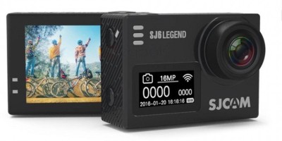 SJCAM SJ6 Legend 4K Sports Gyro Action Camera with 2 Dual LCD Touch Screen   Camera  (SJCAM)