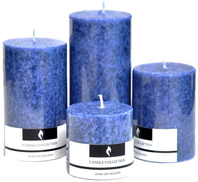 

Eccellente Frangrance Candle(Blue, Pack of 4)