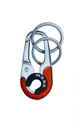 

JOSHISNEST DOUBLE LOCK ORANGE CARABINER Locking Key Chain(Orange)