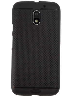 VAKIBO Back Cover for Motorola Moto E3 Power(Black, Grip Case)
