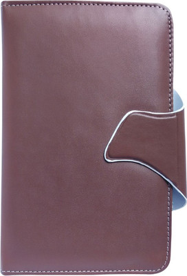 Fastway Book Cover for BLU Studio 7.0 II(Brown, Cases with Holder)
