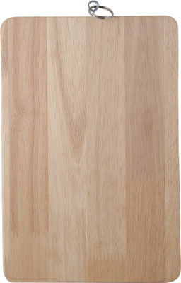 Xudo Kitchen Vegetable, Fruits, Meat, Cheese and Serving Tray Wood Cutting Board (Beige Pack of 1) Wooden Cutting Board(Pack of 1)