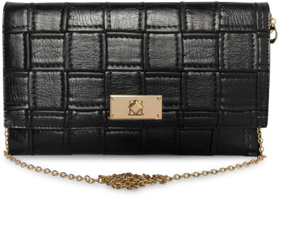 

Cappuccino Formal Black Clutch