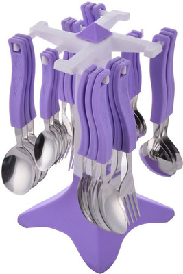 

Jen Trendy Blue Plastic, Stainless Steel Cutlery Set