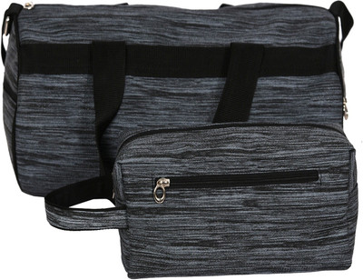 

Balachia Gym Bag with Free Toiletry Bag Gym Bag(Grey)