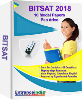 

EntranceIndia BITSAT 2018 Model Papers with Mathematics(Pen Drive)