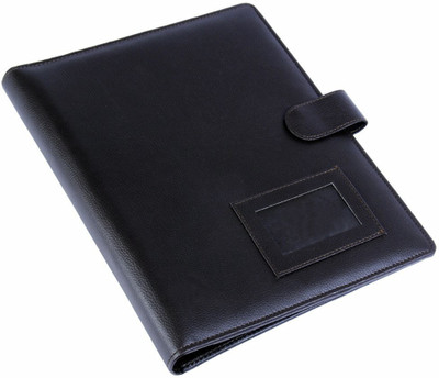 

COI Faux Leather Stylish Brown Leather File Folder / Document(Set Of 2, Brown)