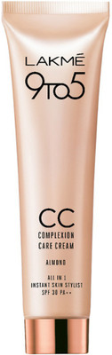 Lakme 9 to 5 Complexion Care Cream SPF 30 PA++ Foundation(Almond, 30 g) available at flipkart for Rs.268