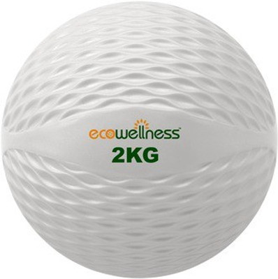 

Ecowellness Toning Ball 2 kg Medicine Ball(Weight: 2 Kg, Grey), Gry
