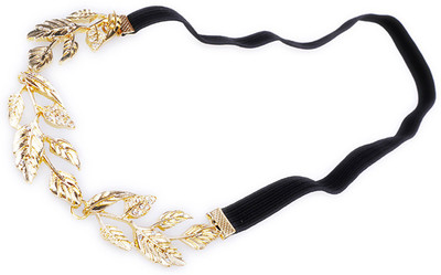 

Shining Diva Stylish Head Band(Gold)