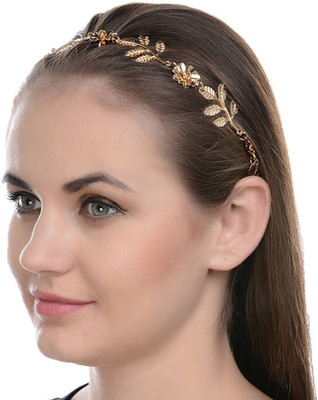 

Shining Diva Stylish Head Band(Gold)