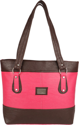 

Savitri Arts Hand-held Bag(Brown, Pink)