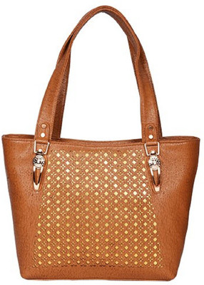 

whiteflower Shoulder Bag(Brown)