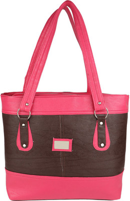 

Savitri Arts Hand-held Bag(Brown, Pink)