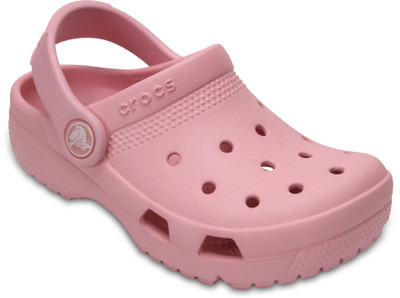 Crocs Girls Slip-on Clogs(Pink, Petal pink