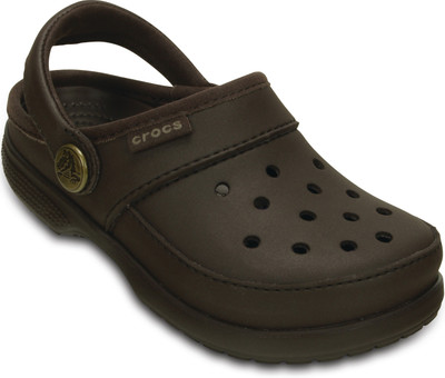 

Crocs Boys & Girls Slip-on Clogs(Brown, Black