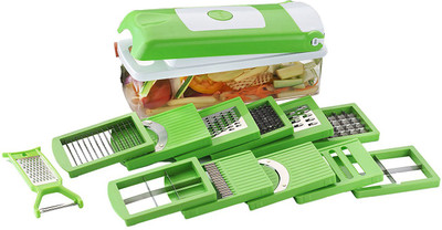 

VR Vegetable & Fruit Unbreakable KN01/12VR Green, White Kitchen Tool Set(Green, White)