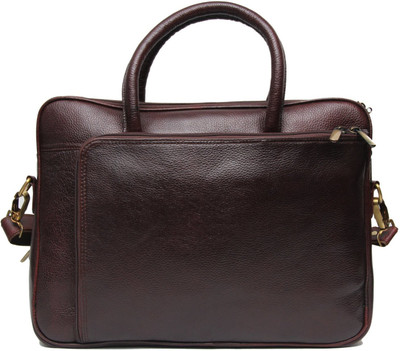 

MOZRI 15 inch Laptop Messenger Bag(Brown)
