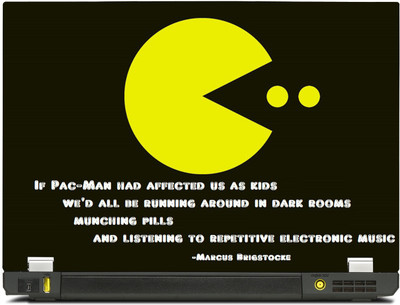 

PosterMart Pacman Laptop Skin Type 12 - High Quality 3M Vinyl and Matt Lamination High Quality Laminated 3M Vinyl Laptop Decal 15