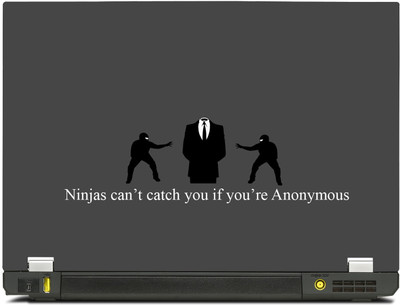 

PosterMart Anonymous Laptop Skin Type 35 - High Quality 3M Vinyl and Matt Lamination High Quality Laminated 3M Vinyl Laptop Decal 17
