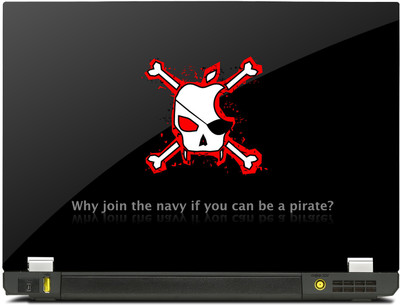

PosterMart Pirate Graphics Laptop Skin Type 33 - High Quality 3M Vinyl and Matt Lamination High Quality Laminated 3M Vinyl Laptop Decal 12