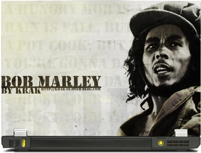 

PosterMart Bob Marley the man Laptop Skin - High Quality 3M Vinyl and Matt Lamination High Quality Laminated 3M Vinyl Laptop Decal 14
