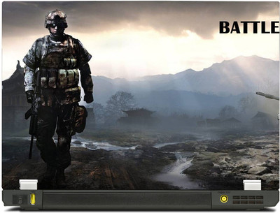 

PosterMart Gaming Series BattleField 4 Laptop Skin Type 2 - High Quality 3M Vinyl and Matt Lamination High Quality Laminated 3M Vinyl Laptop Decal 17