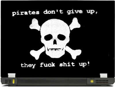 

PosterMart Pirate Graphics Laptop Skin Type 35 - High Quality 3M Vinyl and Matt Lamination High Quality Laminated 3M Vinyl Laptop Decal 14