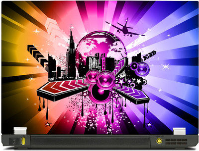 

PosterMart Musical Graphics Laptop Skin Type 164 - High Quality 3M Vinyl and Matt Lamination High Quality Laminated 3M Vinyl Laptop Decal 17