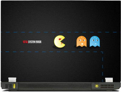 

PosterMart Pacman Laptop Skin Type 1 - High Quality 3M Vinyl and Matt Lamination High Quality Laminated 3M Vinyl Laptop Decal 15