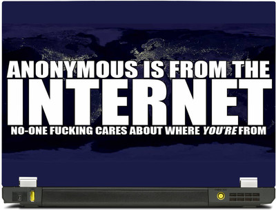 

PosterMart Anonymous Laptop Skin Type 52 - High Quality 3M Vinyl and Matt Lamination High Quality Laminated 3M Vinyl Laptop Decal 14
