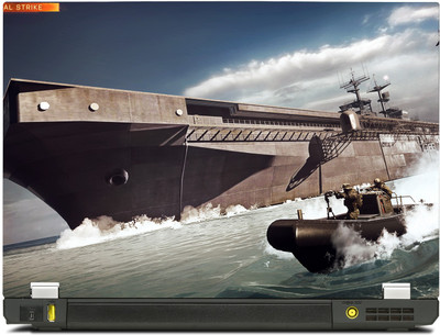 

PosterMart Gaming Series BattleField 4 Laptop Skin Type 28 - High Quality 3M Vinyl and Matt Lamination High Quality Laminated 3M Vinyl Laptop Decal 14