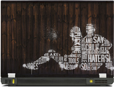 

PosterMart Typography Graphics Laptop Skin Type 60 - High Quality 3M Vinyl and Matt Lamination High Quality Laminated 3M Vinyl Laptop Decal 13