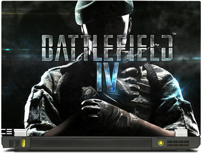 

PosterMart Gaming Series BattleField 4 Laptop Skin Type 3 - High Quality 3M Vinyl and Matt Lamination High Quality Laminated 3M Vinyl Laptop Decal 17
