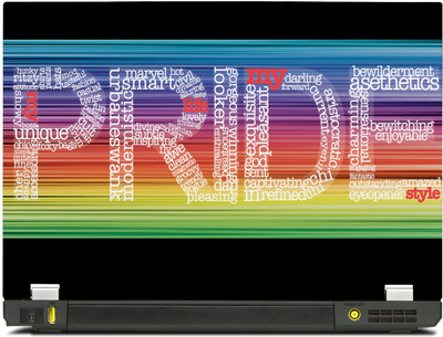 

PosterMart Typography Graphics Laptop Skin Type 90 - High Quality 3M Vinyl and Matt Lamination High Quality Laminated 3M Vinyl Laptop Decal 17