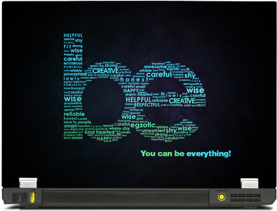 

PosterMart Great Quotes Laptop Skin Type 7 - High Quality 3M Vinyl and Matt Lamination High Quality Laminated 3M Vinyl Laptop Decal 14